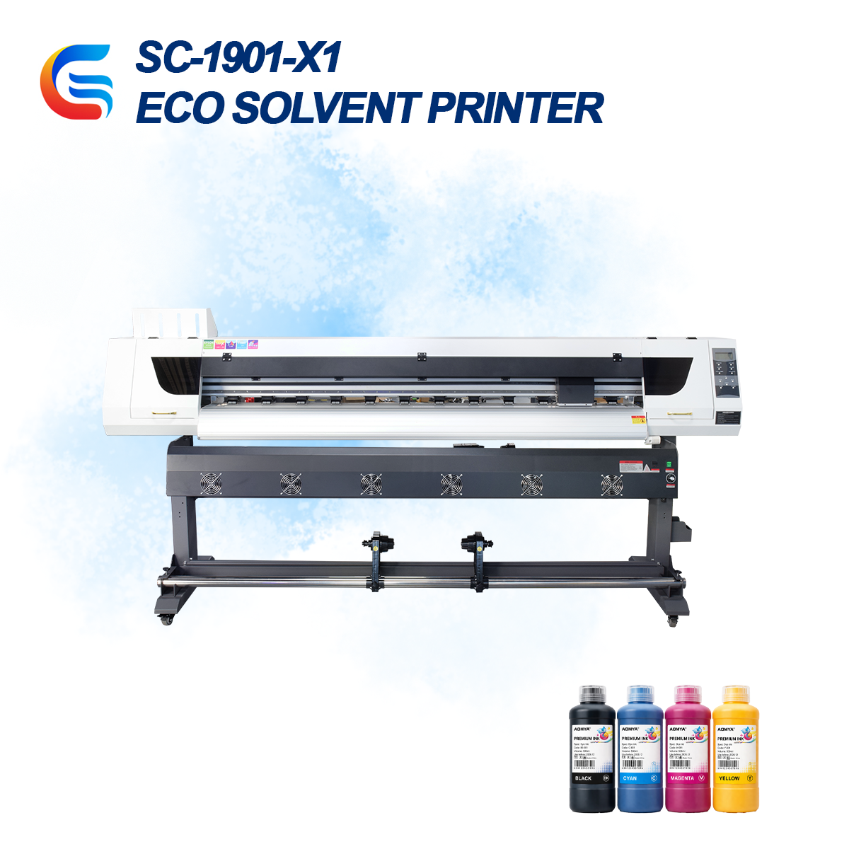 Senchro SC-1901X1 Eco-Solvent Printer Wide Format Printer