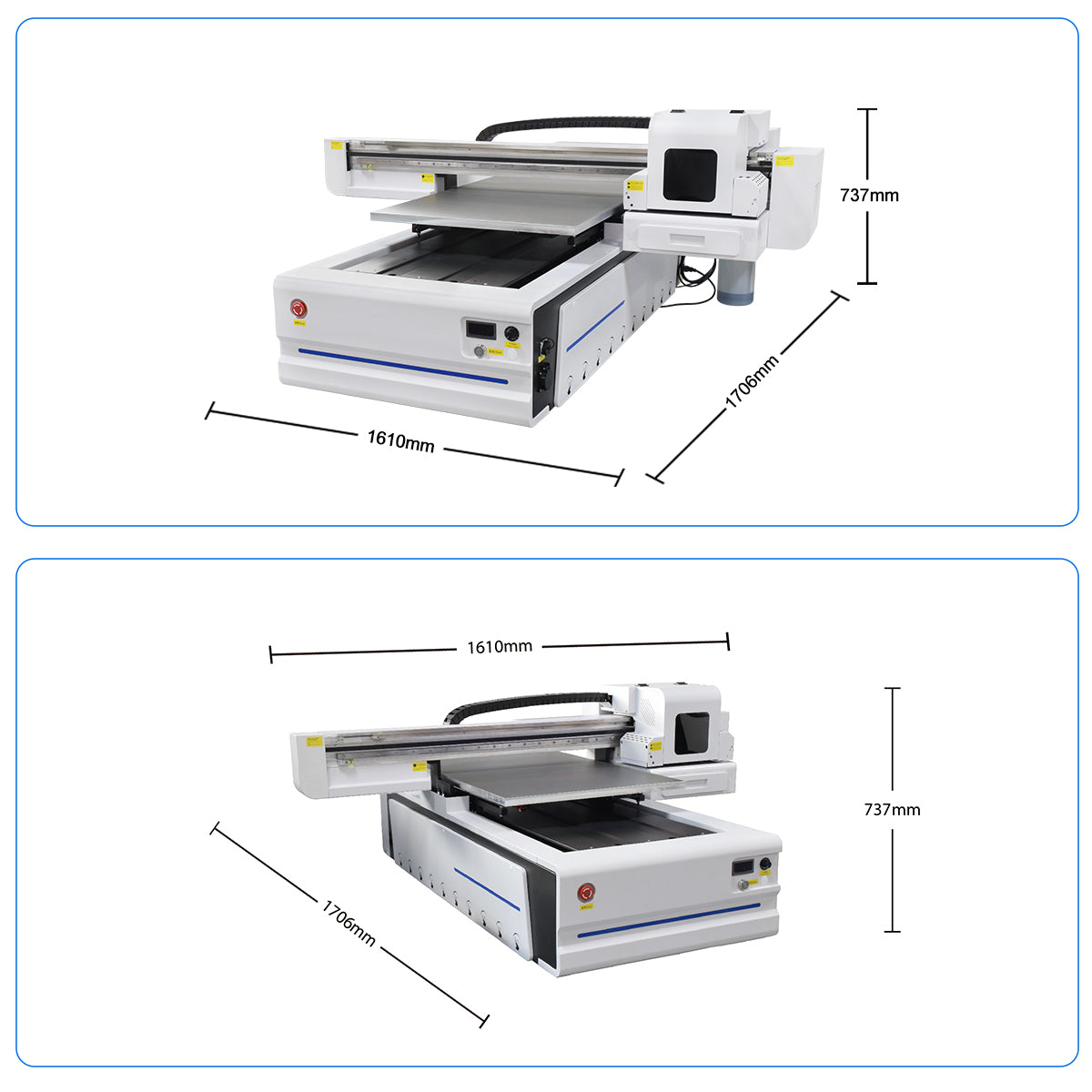 SC-ZT6090 UV Flatbed Printer with 3 Printheads (60x90cm)