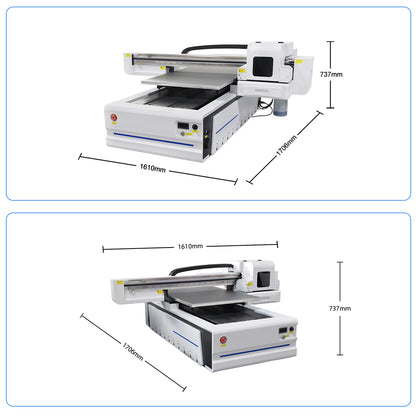 SC-ZT6090 UV Flatbed Printer with 3 Printheads (60x90cm)