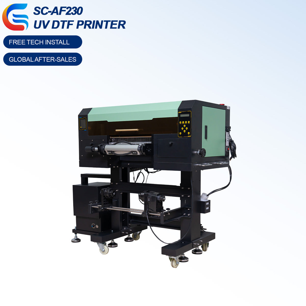 Senchro SC-AF230-UV DTF Printer A3-2-printheads All-in-one Printer