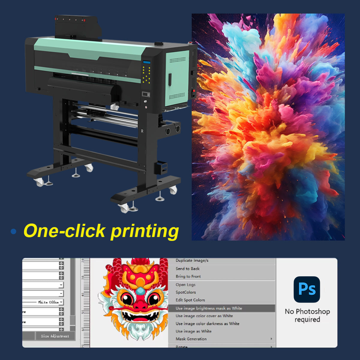 Senchro SC-C602 DTF Printer Industrial 60cm-2 Printheads DTF Printer