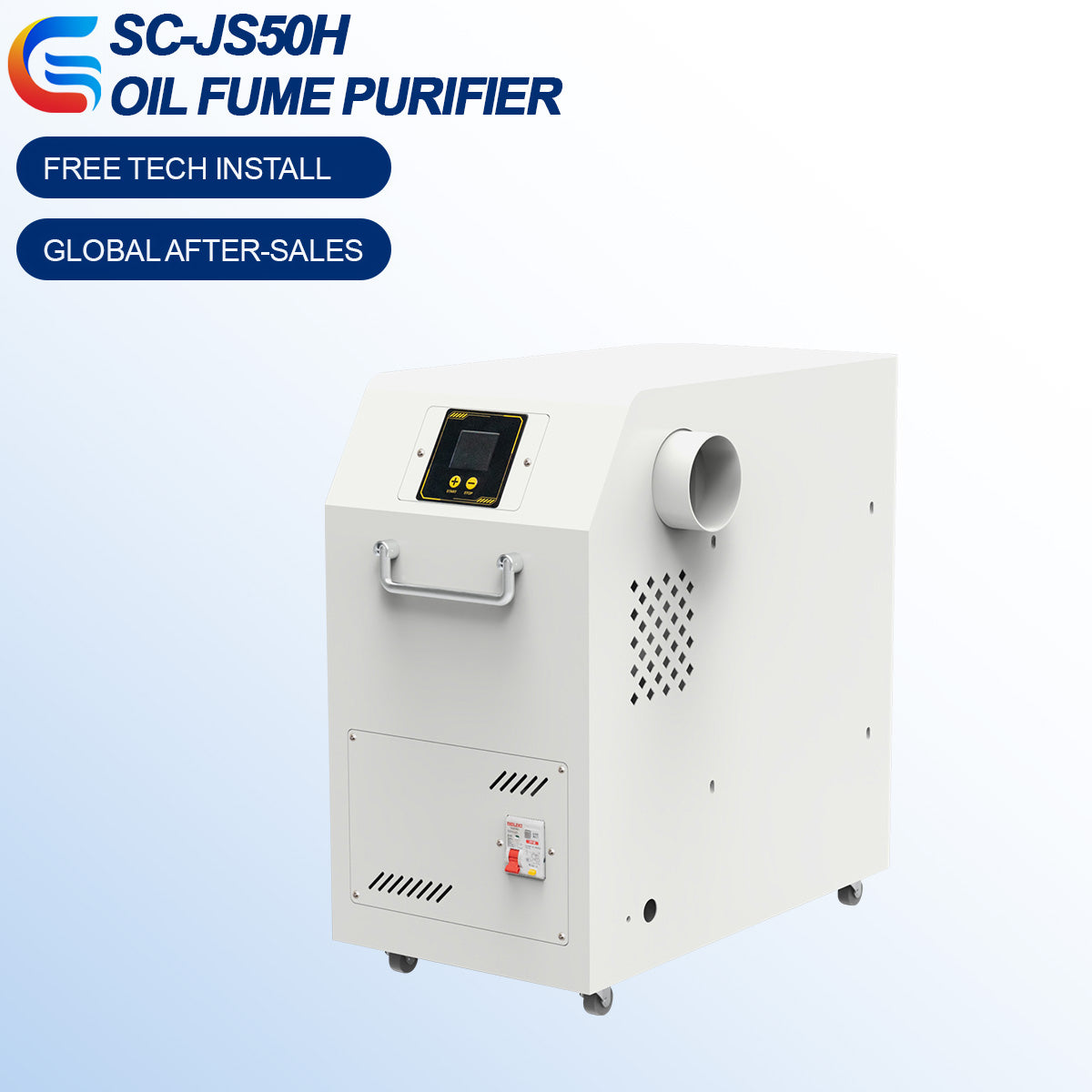 Senchro SC-JS50H Air Purifier Industrial Fume Extractor for DTF Powder Shaking Machine