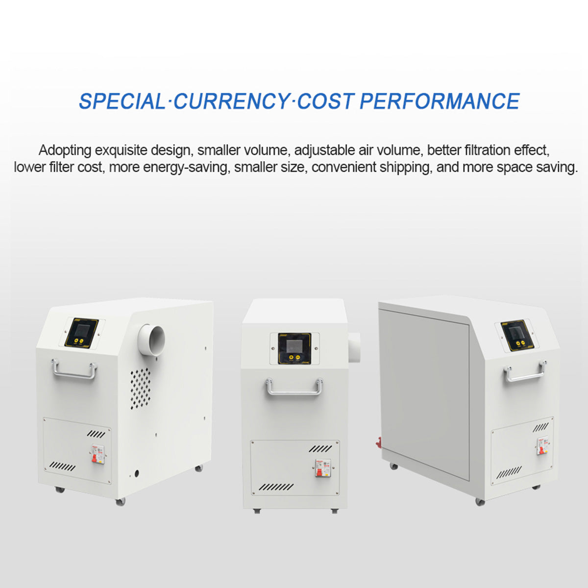 Senchro SC-JS50H Air Purifier Industrial Fume Extractor for DTF Powder Shaking Machine
